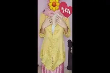 Live Ukhti Kebaya Hijab Pink Berani Menggoda Viral HD poster